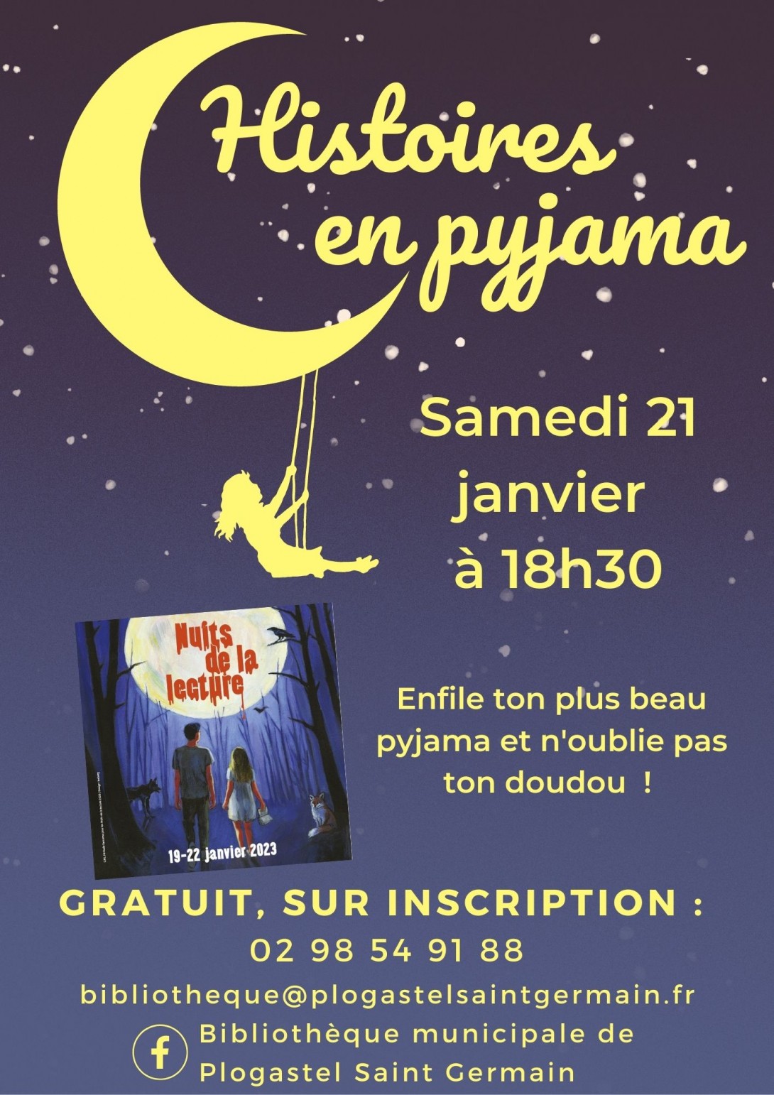 Histoires En Pyjama Les Nuits De La Lecture